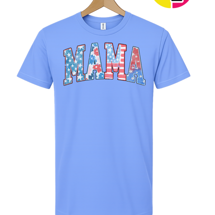 American Flag MAMA Tee