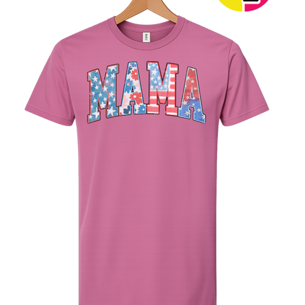 American Flag MAMA Tee