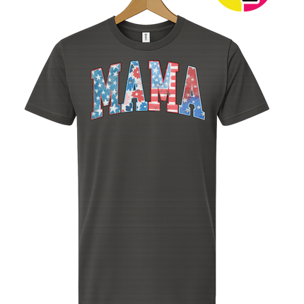 American Flag MAMA Tee