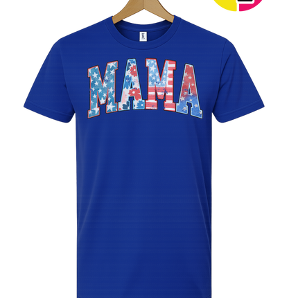 American Flag MAMA Tee