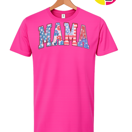 American Flag MAMA Tee