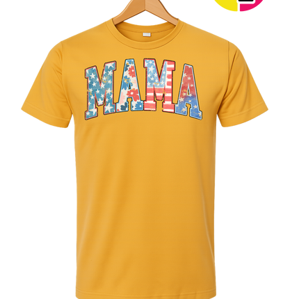 American Flag MAMA Tee