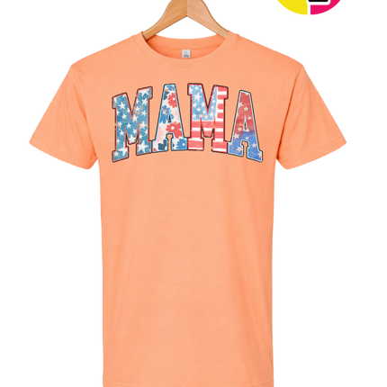 American Flag MAMA Tee