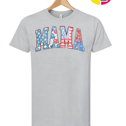American Flag MAMA Tee