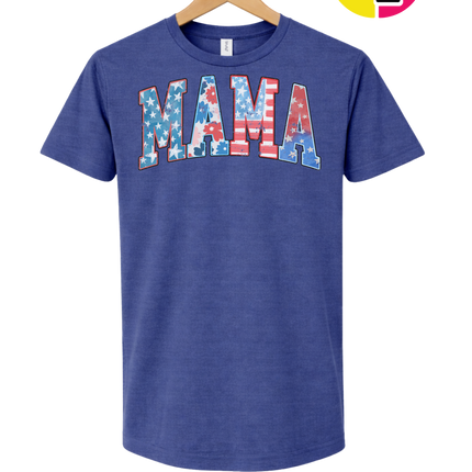 American Flag MAMA Tee