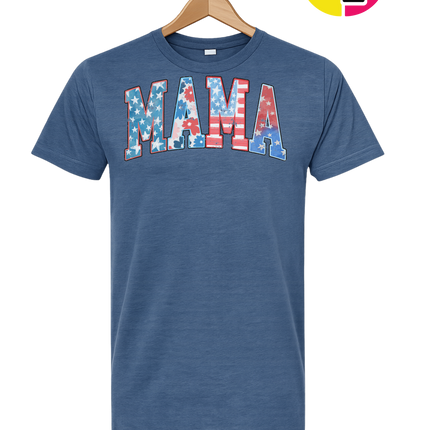American Flag MAMA Tee