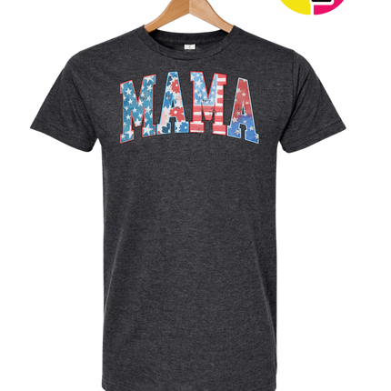 American Flag MAMA Tee