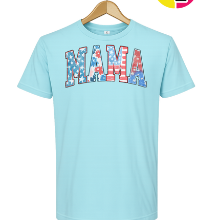 American Flag MAMA Tee