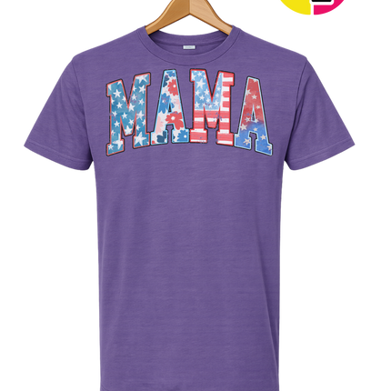 American Flag MAMA Tee
