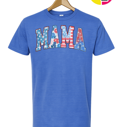 American Flag MAMA Tee