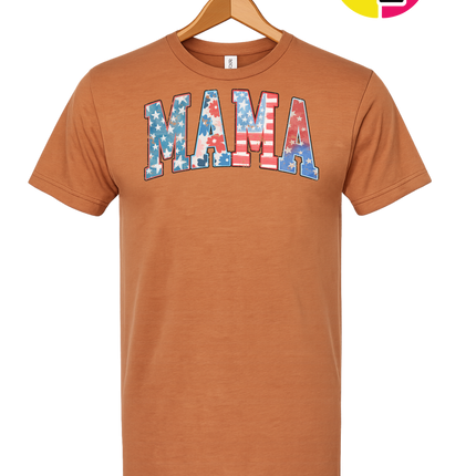 American Flag MAMA Tee