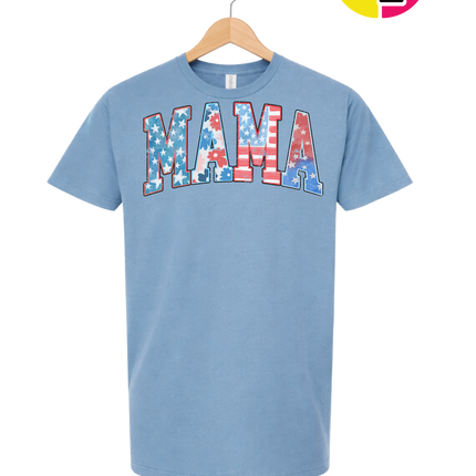 American Flag MAMA Tee
