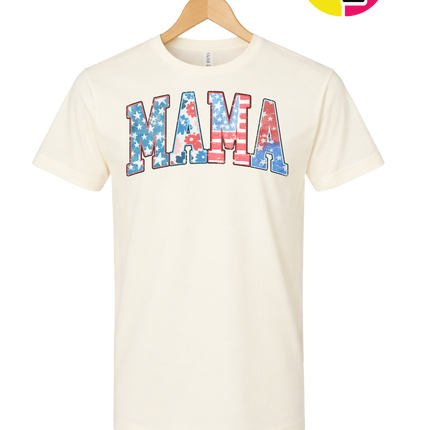 American Flag MAMA Tee