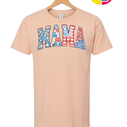 American Flag MAMA Tee