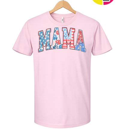 American Flag MAMA Tee