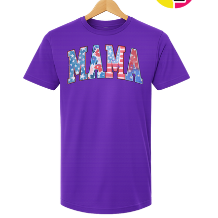 American Flag MAMA Tee