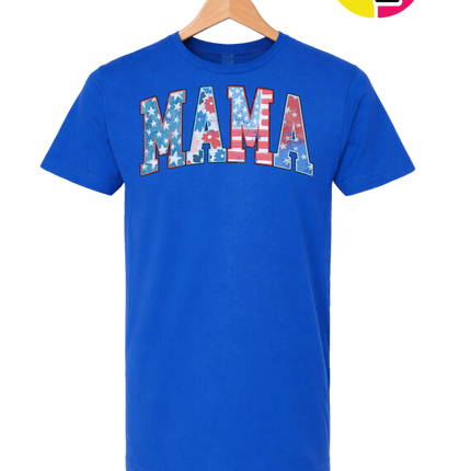 American Flag MAMA Tee