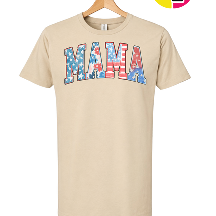 American Flag MAMA Tee