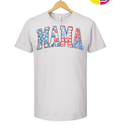 American Flag MAMA Tee