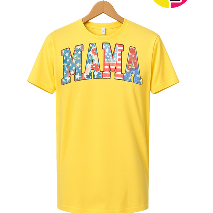 American Flag MAMA Tee
