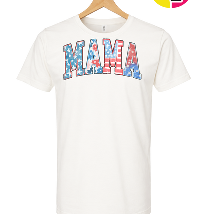 American Flag MAMA Tee