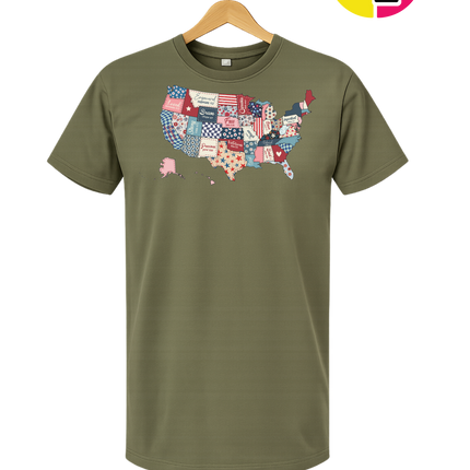 Retro USA Tee
