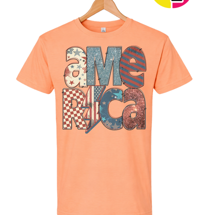 America Retro Tee