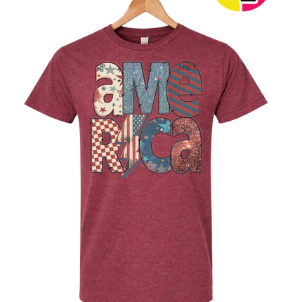 America Retro Tee