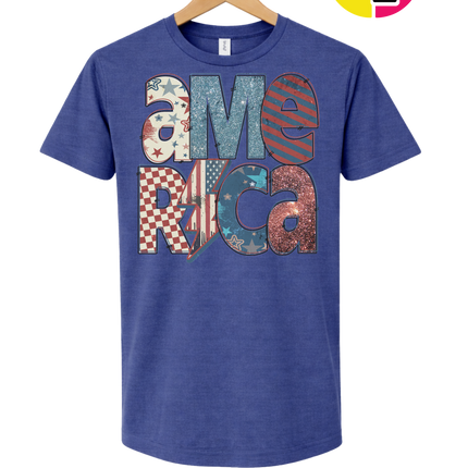 America Retro Tee