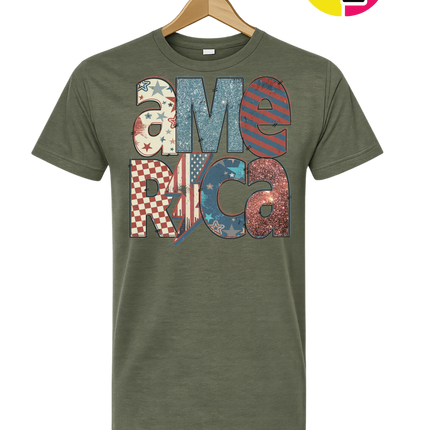 America Retro Tee