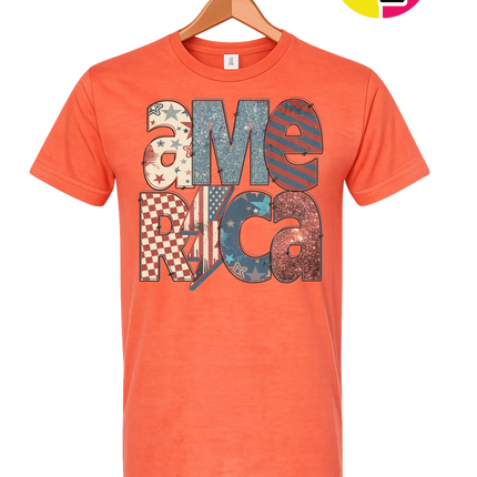 America Retro Tee