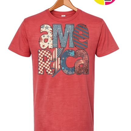 America Retro Tee
