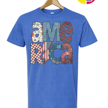 America Retro Tee