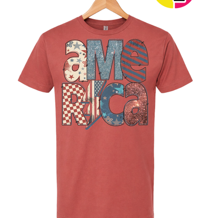 America Retro Tee