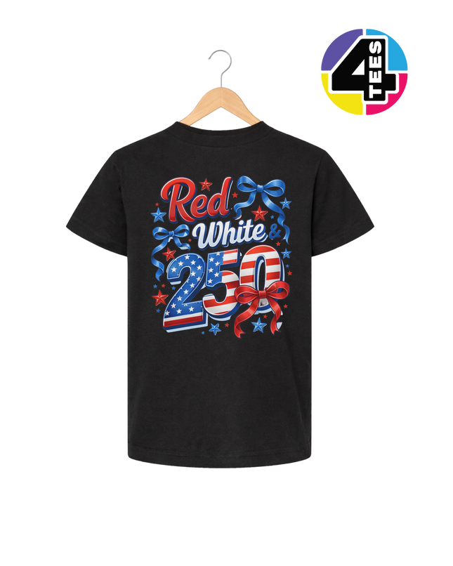 Red, White, And 250 Youth Tee