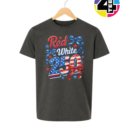 Red, White, And 250 Youth Tee