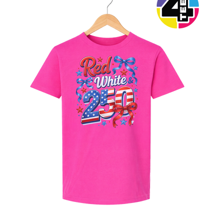 Red, White, And 250 Youth Tee