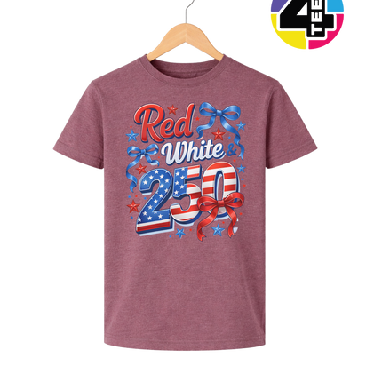 Red, White, And 250 Youth Tee