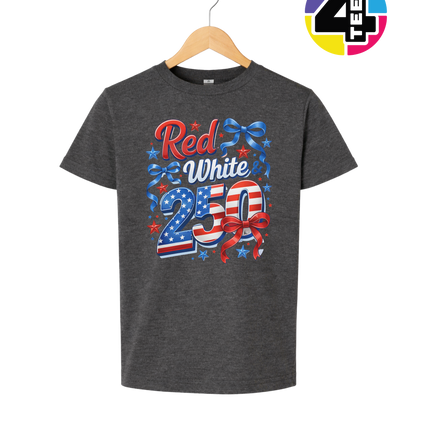 Red, White, And 250 Youth Tee