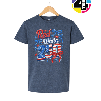 Red, White, And 250 Youth Tee