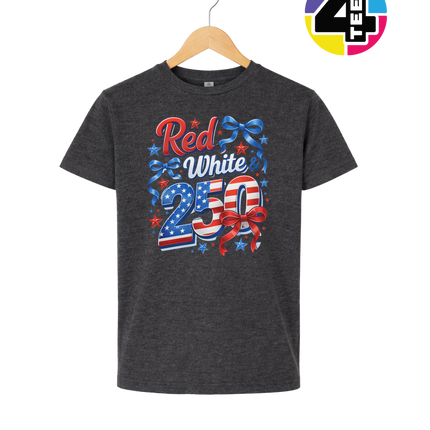 Red, White, And 250 Youth Tee