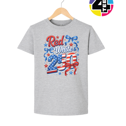 Red, White, And 250 Youth Tee