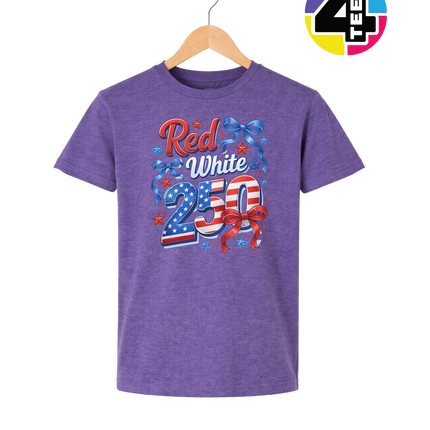 Red, White, And 250 Youth Tee