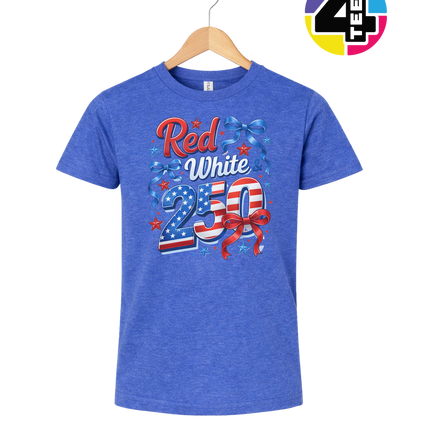 Red, White, And 250 Youth Tee