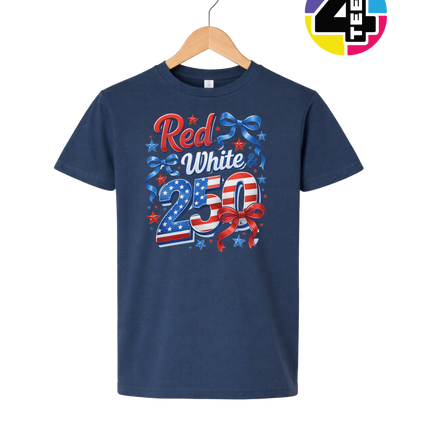 Red, White, And 250 Youth Tee