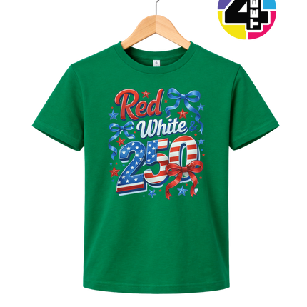 Red, White, And 250 Youth Tee