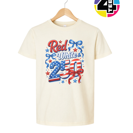 Red, White, And 250 Youth Tee