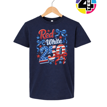 Red, White, And 250 Youth Tee