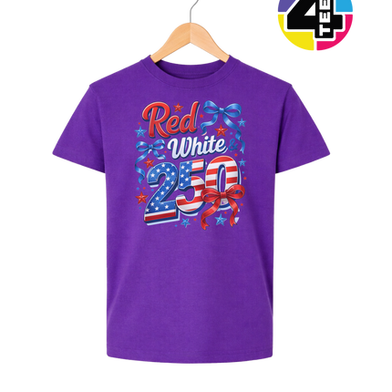 Red, White, And 250 Youth Tee