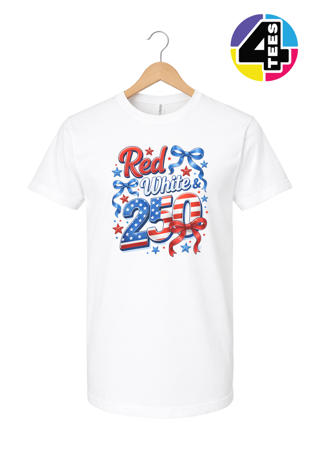 Red, White, And 250 Tee
